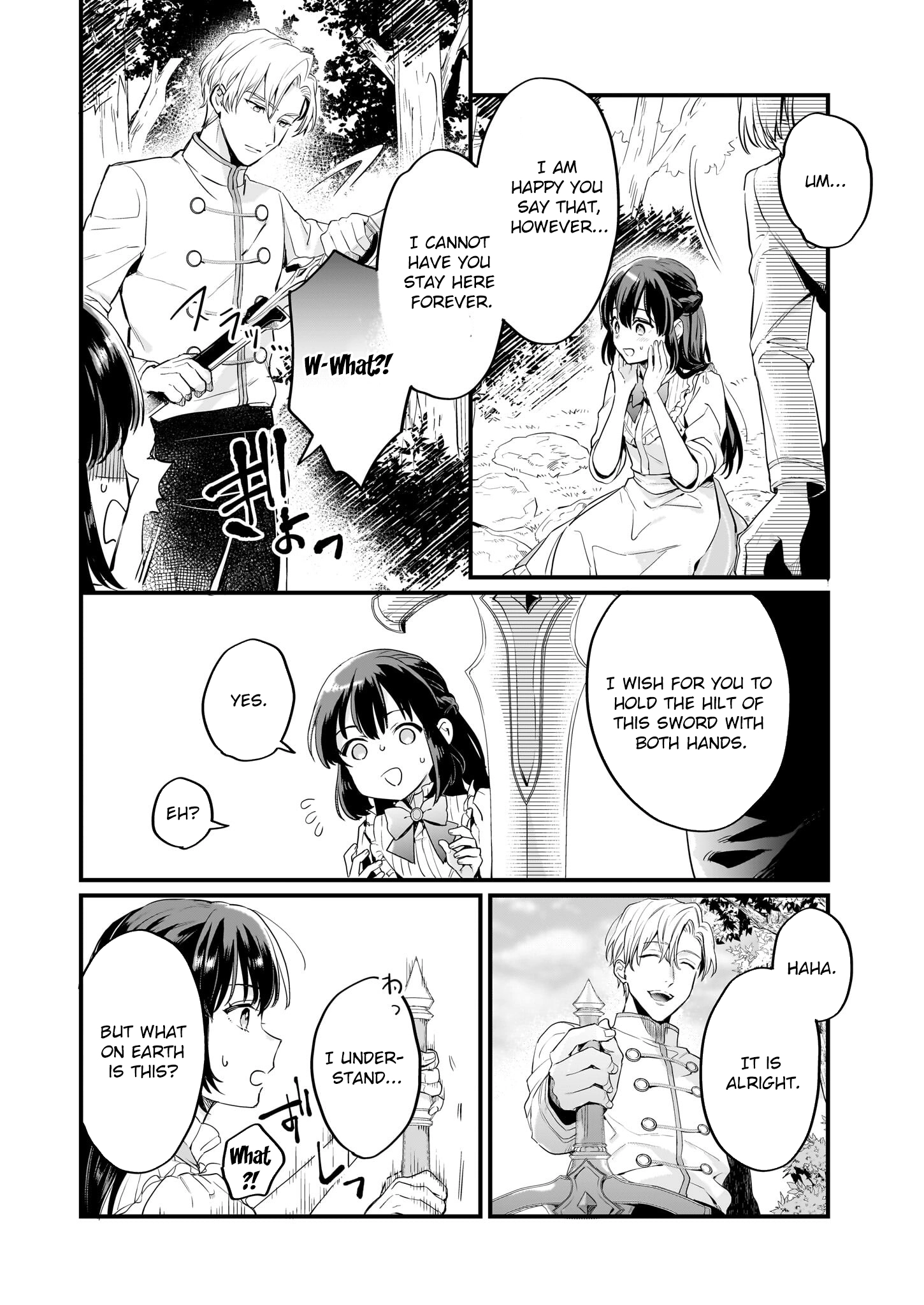 The Exiled Former Lady Loved by a Prince She Found in the Forest, Awakening as a Saint. Chapter 4 Page 22